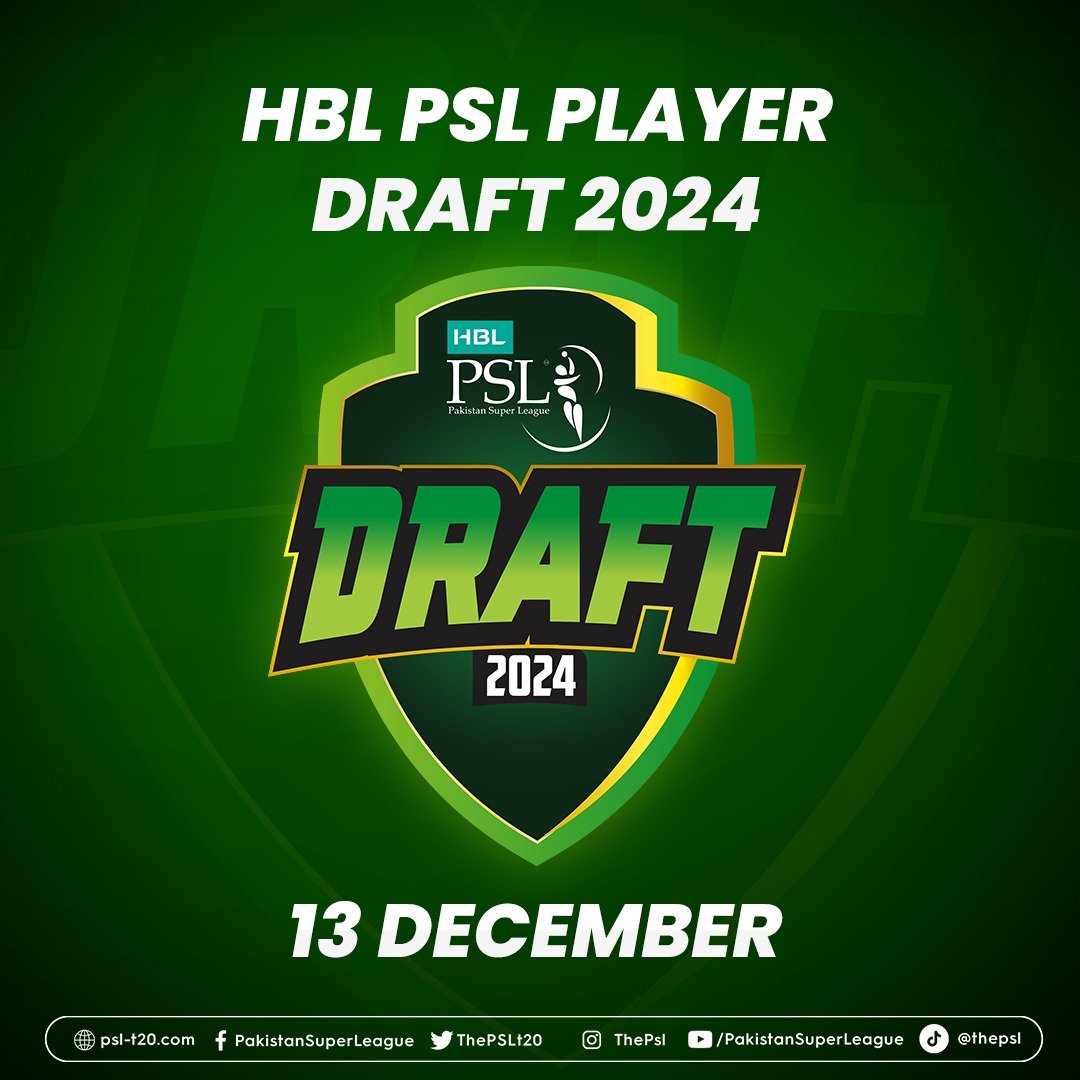 HBL PSL Player Draft 2024 To Take Place On 13 December Press Release   B376c064d7f0 