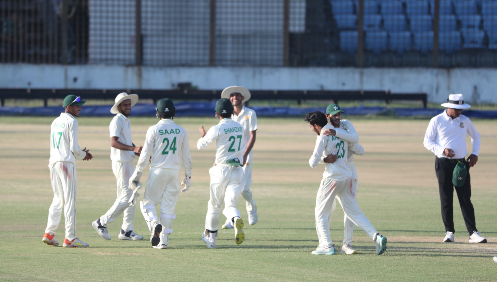 Pakistan U19 In Strong Position As Bangladesh U19 Trail By 105 Runs ...