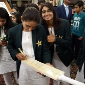 Pakistan and SA Women Squads at dinner reception hosted by Pakistan High Commission at Pretoria
