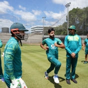 Pakistan team training and practice